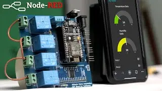 NodeMCU Webserver & Node-RED Dashboard based Home Automation project