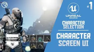 Unreal Engine 4 Tutorial - Character Select Screen Part 1: Character UI