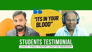 Powai IIT Graduate & Owner of Mirage Film Institute Mr. Sam Kumars Bootcamp Success Feedback @canva