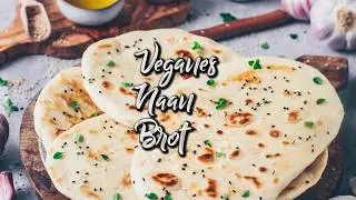 Veganes Naan Brot * Einfaches Indisches Fladenbrot selber machen * Schnelles Pfannenbrot!