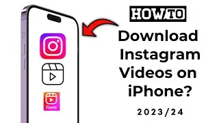 How to download instagram videos & Reels on iPhone gallery? (2023/24)