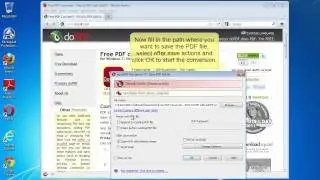 Convert a web page to PDF from Firefox