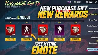 OMG 😱 | New Purchase Gift Official Release Date | Get Free New Mythic Emote | Pubg Mobile