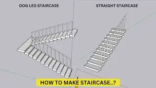 How to make a staircase in Sketchup..?