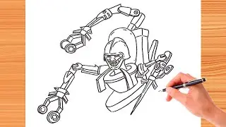 How to Draw Scorpion Astro Toilet - Skibidi Toilet | Drawing Step by Step