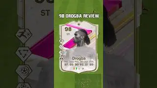 98 Drogba Review in EA FC 24 #shorts #short #fc24 #eafc24 #futties #drogba #fifa #ultimateteam