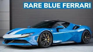 Rare Blue SF90 Ferrari & Wild Lamborghini Project Update.