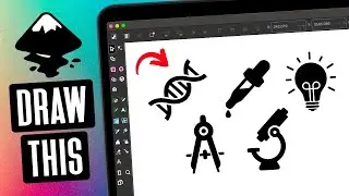 Inkscape Beginner Tutorial: Use Shapes To Draw Objects