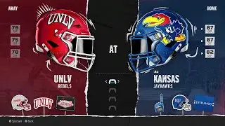 UNLV vs Kansas Week 3 Simulation 2024 Season - College Football 25