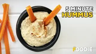 How To Make Hummus At Home | 5 Minute Recipe | Quarantine Cooking | The Foodie