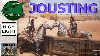 HIGHLIGHT | Jousting in Conan: Exiles | Mounted Combat [Noobtreon Server]