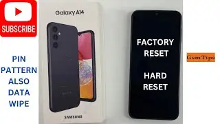 Samsung Galaxy A14 Hard reset/Wipe data