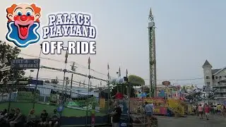 Palace Playland Off-Ride Footage, Maine Seaside Amusement Park | Non-Copyright