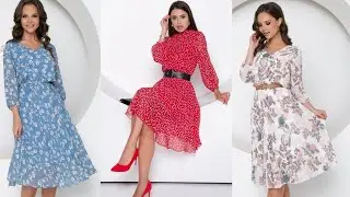 Шифоновые платья для женщин👗Одежда российских производителей