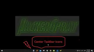 Center Taskbar Icons as Windows 11 | how to center taskbar icons in windows 10 [ poor windows 11 ]