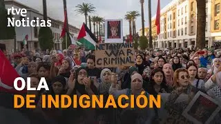 ISRAEL-GAZA: PROTESTAS ante las EMBAJADAS ISRELÍES en JORDANIA, YEMEN, TÚNEZ y ESPAÑA | RTVE