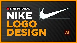 Nike Logo in Adobe Illustrator 2021 - LIVE Tutorial