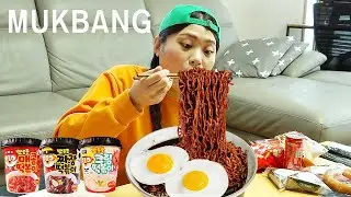 Mì đen TTeokbokki Gà Mukbang DONA