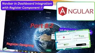 Angular : Register Form Component, Navbar Integration using Chat-gpt in Dashboard