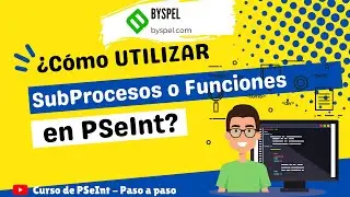 💥 COMO UTILIZAR SubProcesos en PSeInt 🔷 ALGORITMOS CON FUNCIONES 🔷 COMO hacer SubProcesos en PSeInt