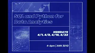 SQL and Python for Data Analytics Series: Data Visualization using SQL and Python