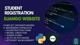 Django Tutorial : Student Registration Management  - Python Django website