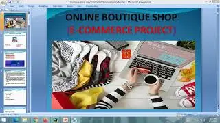 PPT - Online Boutique Shop || PHP MYSQL