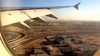 A380 landing on Dubai airport 2015