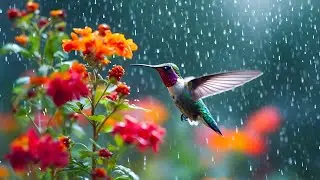 Birds In The Rain 🕊️ Healing Music For Stress Relief With The Sounds Of Birds And Rain 🌧️