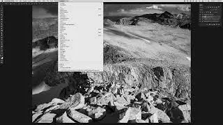 Photoshop: Transforming Color Images to Monochrome using B&W Filter Layer