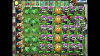 Plants vs. Zombies Lawn of Hell 2.2 - Cabbage & Chomper Vs All 99999 Zombies coming out Survival Day