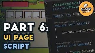 UI inventory page script - Inventory System in Unity P6