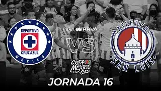 Resumen | Cruz Azul vs San Luis | Liga BBVA MX - Grita México C22  - Jornada 16