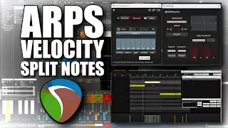 ARP Velocity And Split Note scripts in Reaper 7