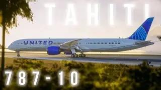 Beautiful Flight To Tahiti On Maximum 4K Graphics - San Francisco -- Papeete - United 787 - RTX 4080