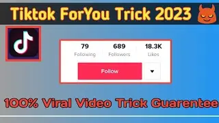 Tiktok foryou trick 2023 | Tiktok foryou trick | Foryou trick