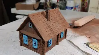 Окрас домиков , масштаб 1 87