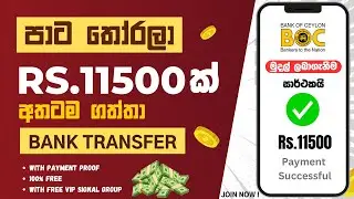 😍💲පාට තෝරලා සල්ලි හොයන්න පුලුවන් සුපිරි සයිට් එකක් | ලක්ෂ 03ක් මම හොයපු සයිට් එක | e money |137th