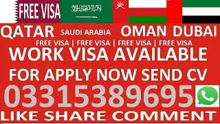 Latest Free visa Jobs today in Saudi Arabia For Pakistani 2024