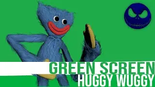 Huggy Wuggy (Normal) Green Screen | Poppy Playtime | 4K