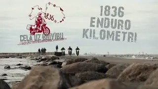 1836 enduro kilometers. 1. episode. Riga-Ainazi