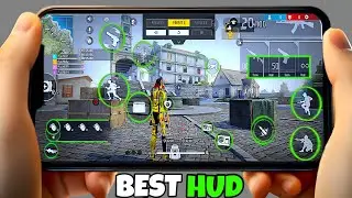 Best Custom HUD in Free Fire for 2 Finger and 3 Finger player 🔥