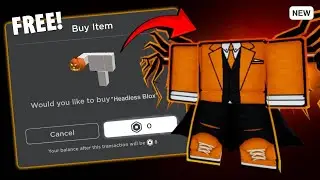 25 BEST FREE ITEMS ON ROBLOX 2024 & FREE FAKE HEADLESS ROBLOX