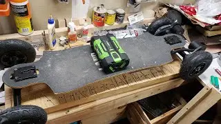 DIY Electric skateboard Build Part 3 - esk8 longboard all terrain