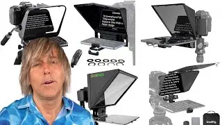 Teleprompters for Youtube vlogging, best cheapest Ulanzi RT02, Smallrig, Iloknzi, Desview, Feelworld