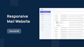 Responsive Mail Website - TailwindCSS