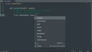 Leetcode 46. Permutations in Python | Python Leetcode | Python Coding Tutorial | Python Coding ASMR