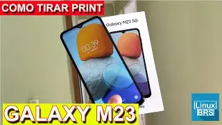 Samsung Galaxy M23 5G - como tirar print ou capturar tela - rápido e fácil