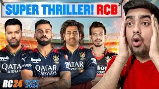 THRILLER! RCB Vs PBKS RCPL RC 24 (Real Cricket 24) HARD MODE