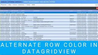 Alternate Row Color In Datagridview In VB.Net